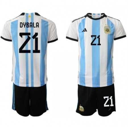 Argentinië Paulo Dybala 21 Kind Thuistenue WK voetbal 2022